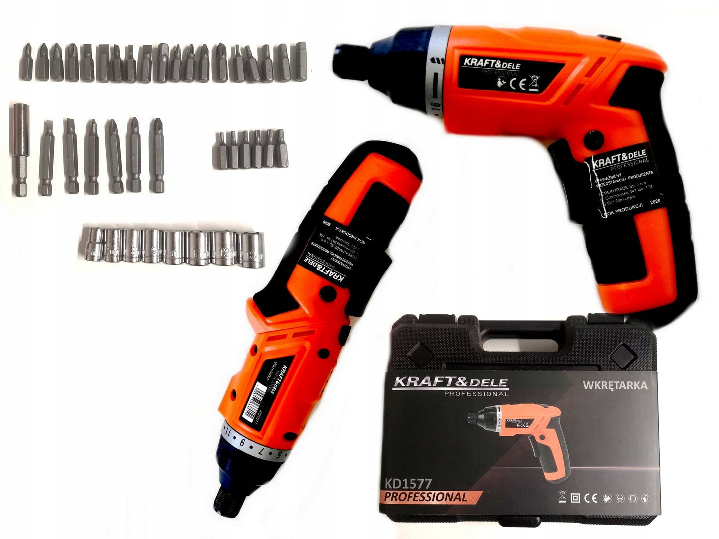 BLACK-FRIDAY Surubelnita electrica cu acumulator Kraft&Dele KD1577, 3.6 V, set biti inclus