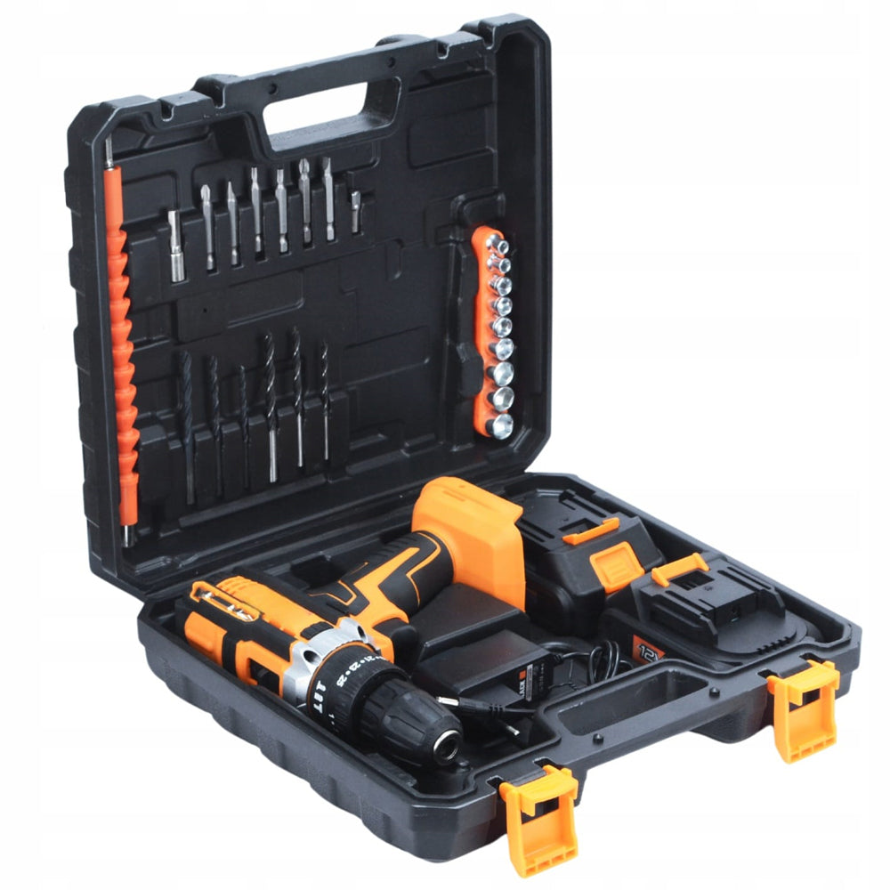 BLACK-FRIDAY Surubelnita electrica cu acumulator PORTONERO BL 12069, 12V, Valiza inclusa