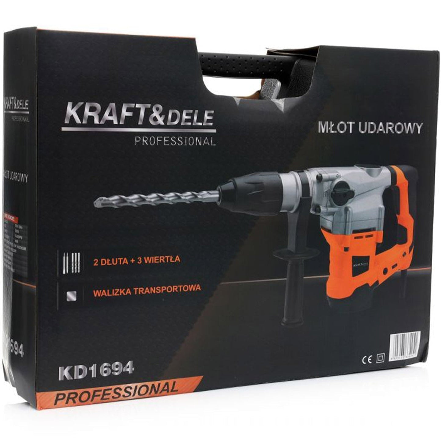 BLACK-FRIDAY Ciocan rotopercutor KRAFTSON % Import Polonia % 1694, 2800W, 4200RPM, 2150BPM