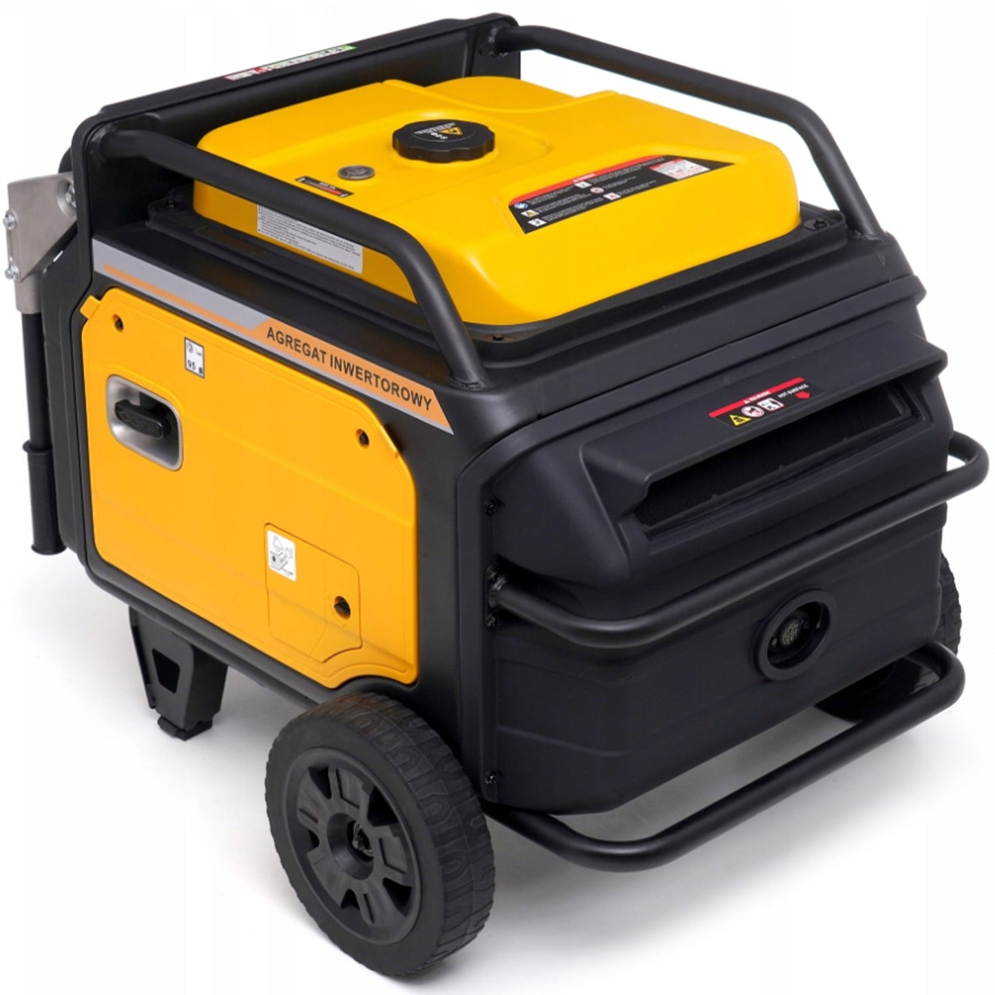 *BLACK-FRIDAY* Generator curent silentios profesional Kraft&Dele KD187, 220V, 4 timpi, stabilizator tensiune AVR , roti transport