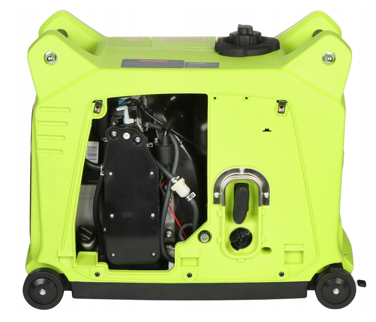 BLACK-is-BACK Generator curent silentios profesional Kraft&Dele KD681, 230V, stabilizator tensiune AVR , roti transport