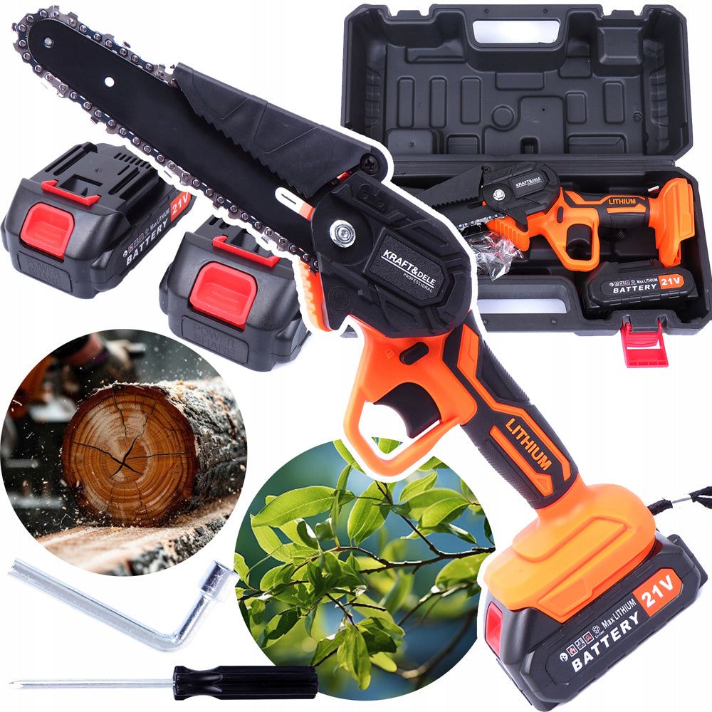 BLACK-FRIDAY Mini drujba cu acumulator KRAFTSON % Import Polonia % 10626, 21V, cu 2 acumulatori 1500mAh, Valiza inclusa