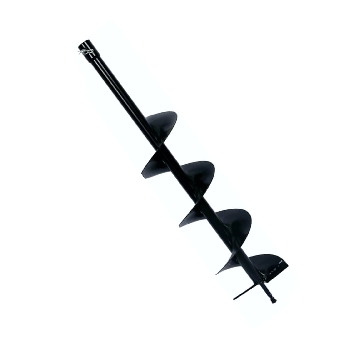 Burghiu pamant DEZMAN 250mm/800mm, pentru motoburghie si foreze pamant, prindere universala