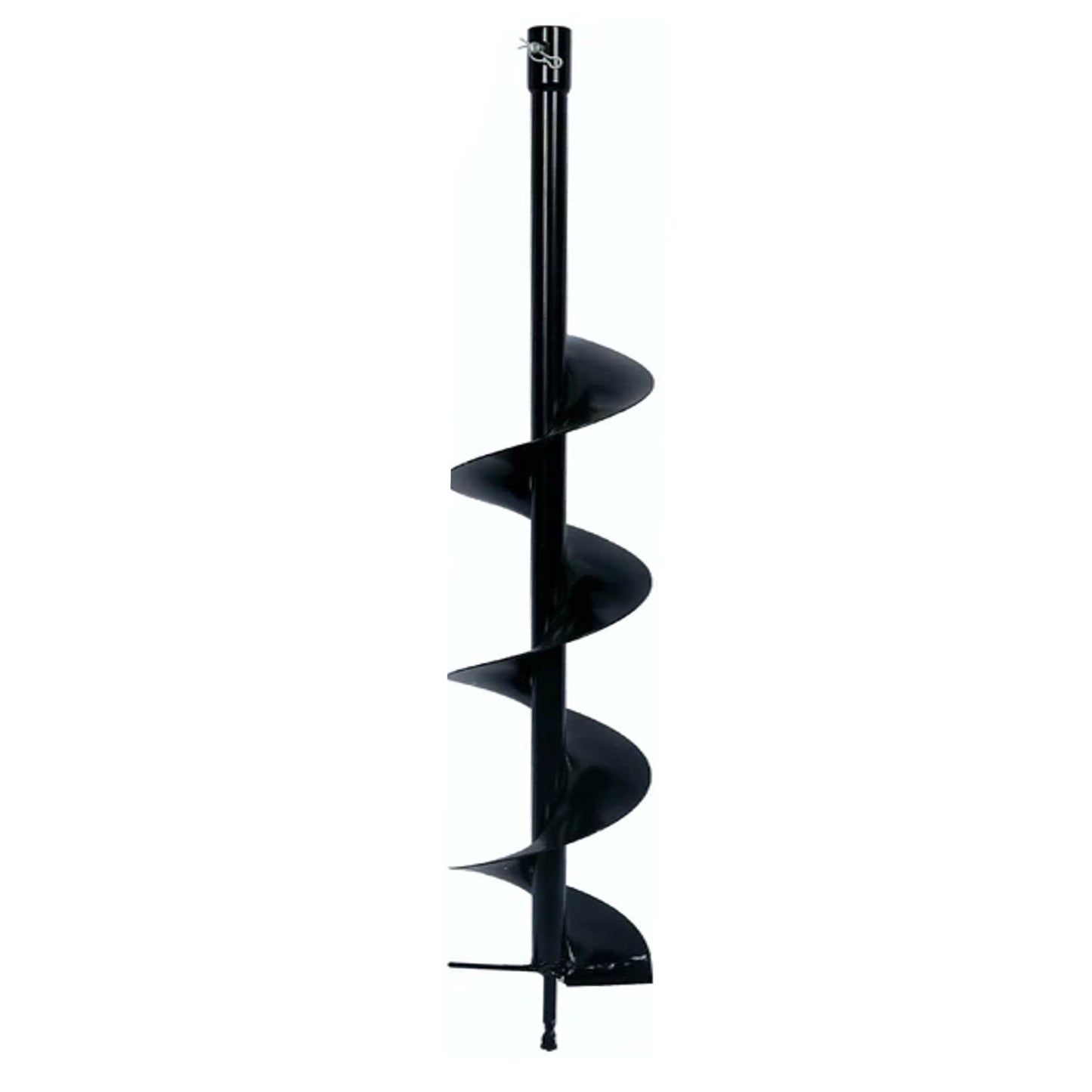 Burghiu pamant DEZMAN 250mm/800mm, pentru motoburghie si foreze pamant, prindere universala