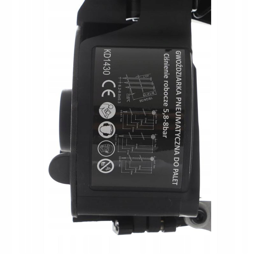Capsator pneumatic pentru cu paleti KRAFTSON % Import Polonia % 1430, diametru 2.1-2.3mm