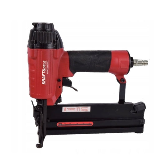 Capsatorul pneumatic Kraft&Dele este recomandat atât profesioniștilor, cât și oricui efectuează mici lucrări de tâmplărie și construcții. 