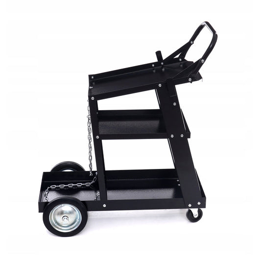 Carucior pentru aparate de sudura, 4 roti, max. 75kg, POLSKI K373, Poza2