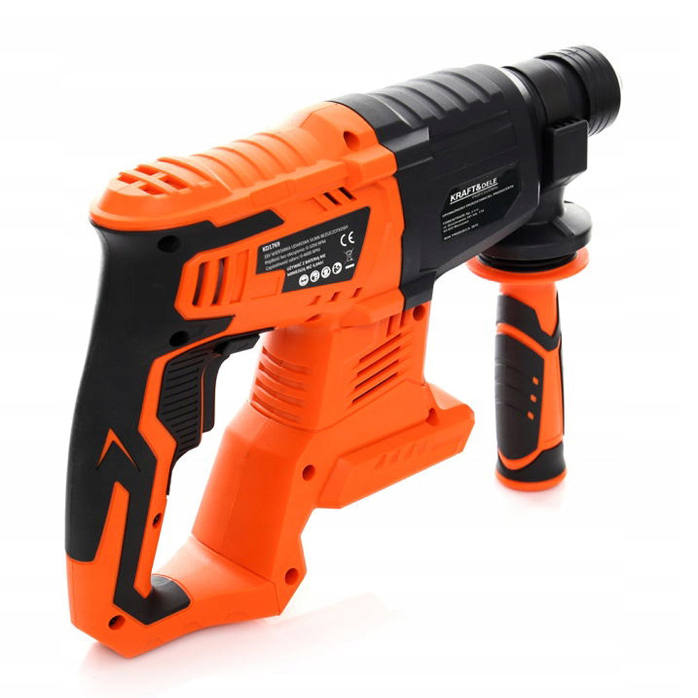 Ciocan rotopercutor KRAFTSON % Import Polonia % 1769, 1050RPM, 4600BPM, fara acumulator si incarcator (PROSERIES)
