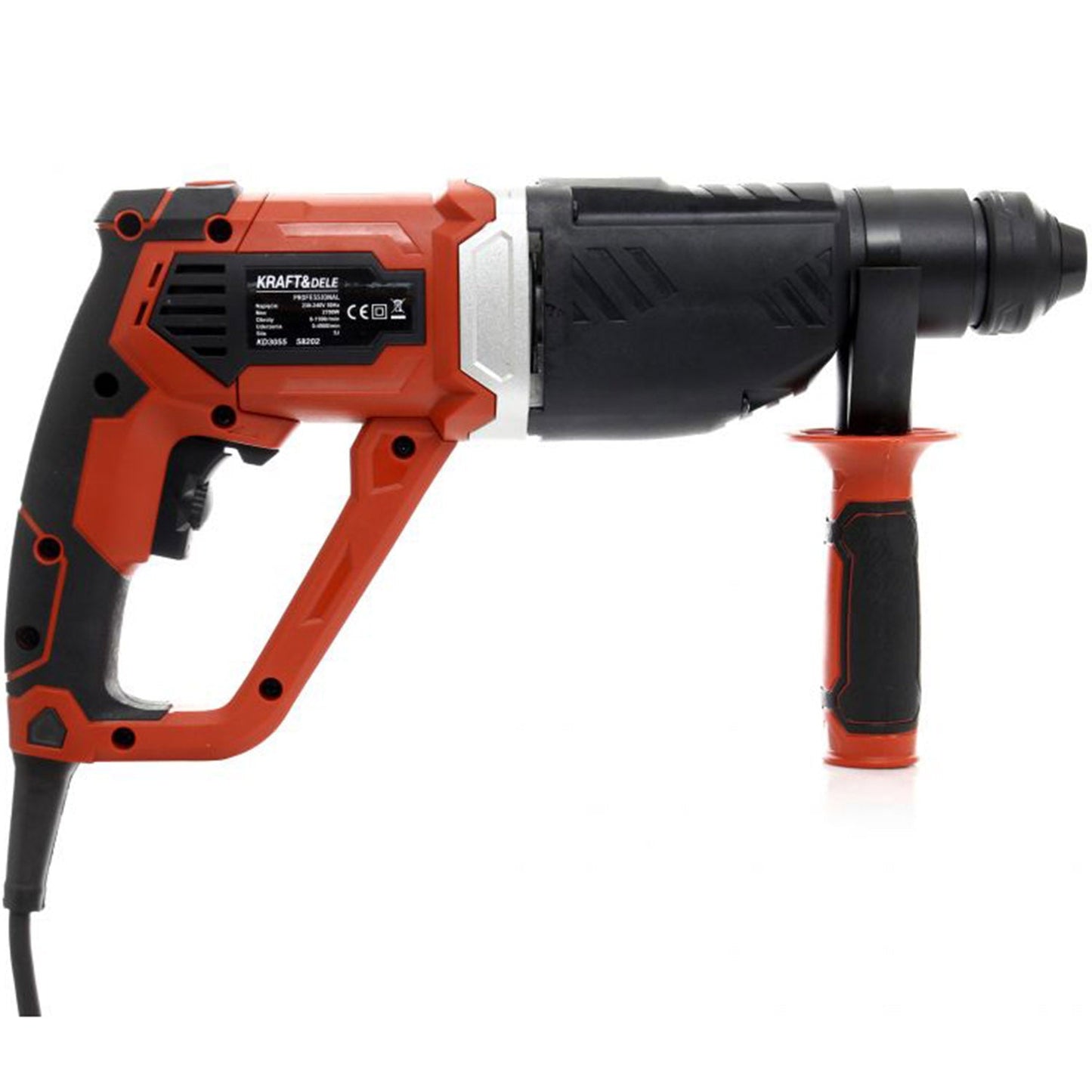 Ciocan rotopercutor Kraft&Dele KD3055, 2700W, 5J, 1100RPM, 4950BPM