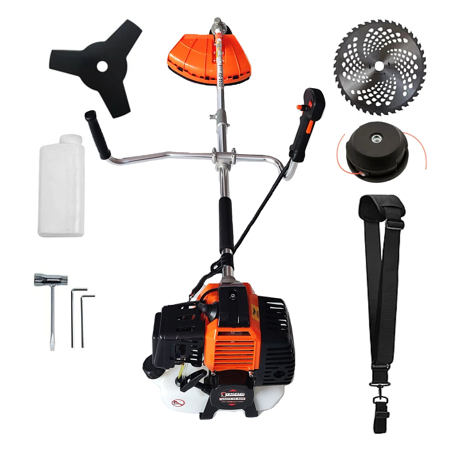 *PROMO* Cositoare RS-8600 Multifunctionala YAMATO® Japan Tools, 6.3CP RACING EDITION, OrangeBLACK, accesorii+Discuri
