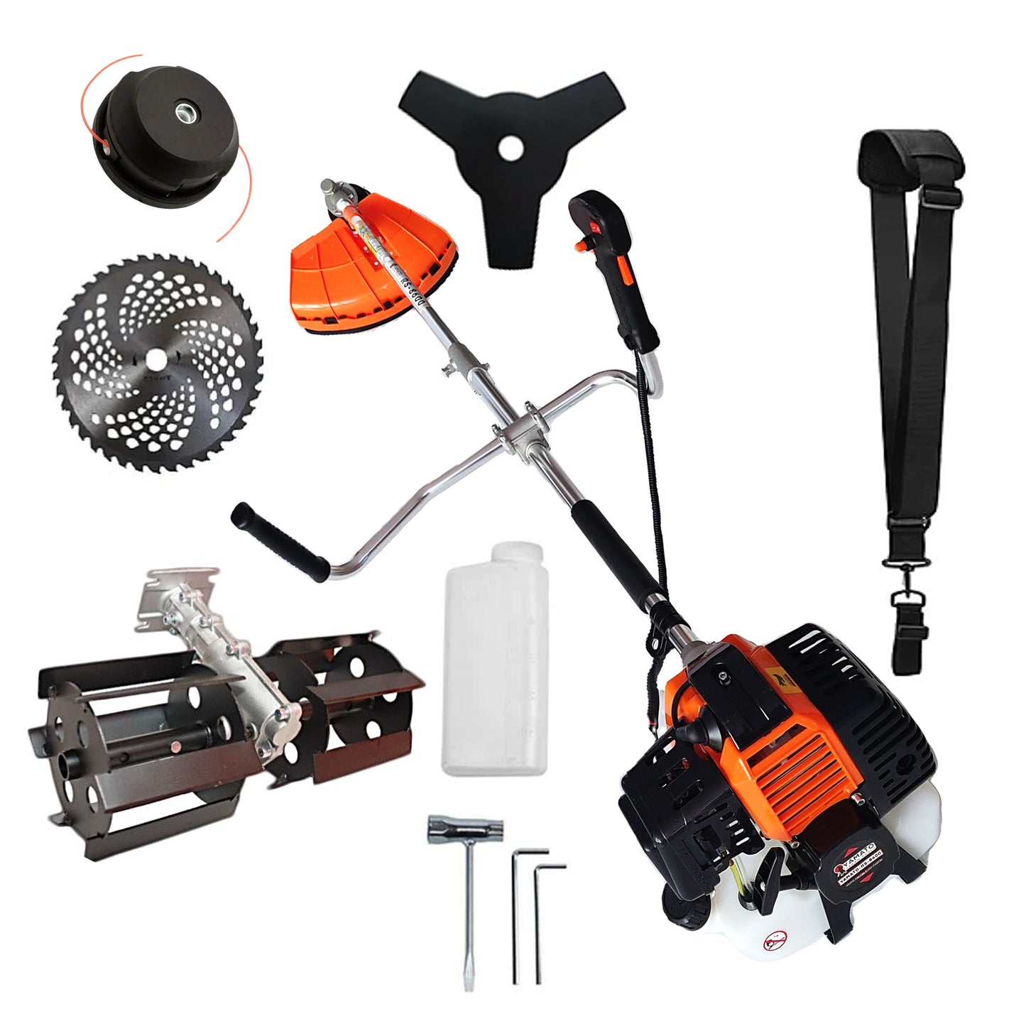 *PROMO* Set PRASITOARE+Cositoare RS-8600 Multifunctionala YAMATO® Japan Tools, 6.3CP RACING EDITION, OrangeBLACK, accesorii incluse