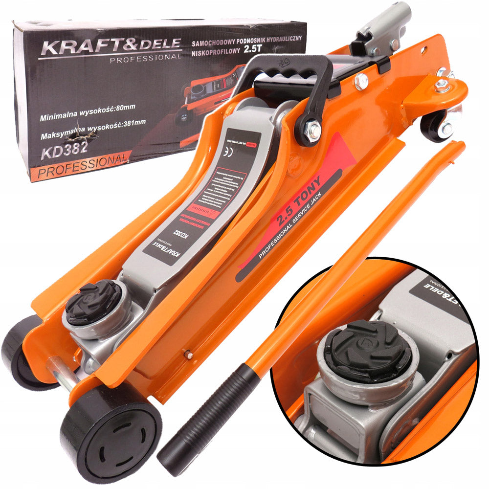 Cric hidraulic KRAFTSON % Import Polonia % 382, 2.5 tone, 85-381mm