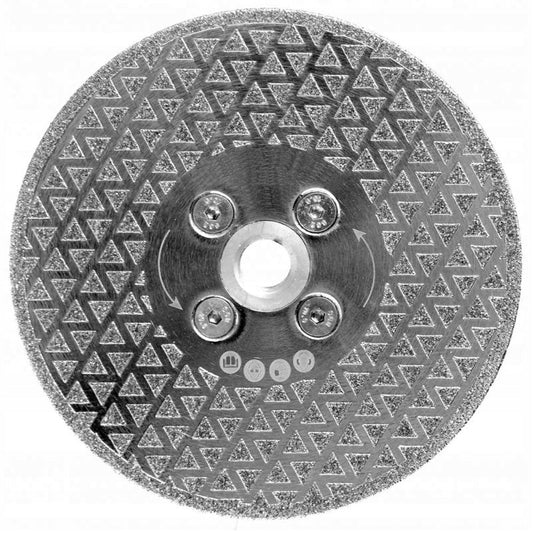 Disc slefuire diamantat pentru muchii ascutite marmura, granit, placi ceramice, Diametru 125mm, POLSKI K11228, Poza3