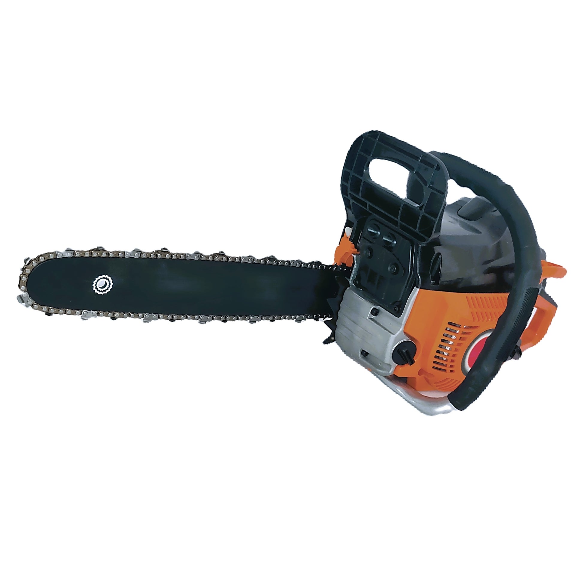 SEZONUL-OFERTELOR la Drujba BESTIA NEAGRA, 4.4kW, lama 40cm PANDUR, 52cc, gheara si accesorii incluse, BlackOrange