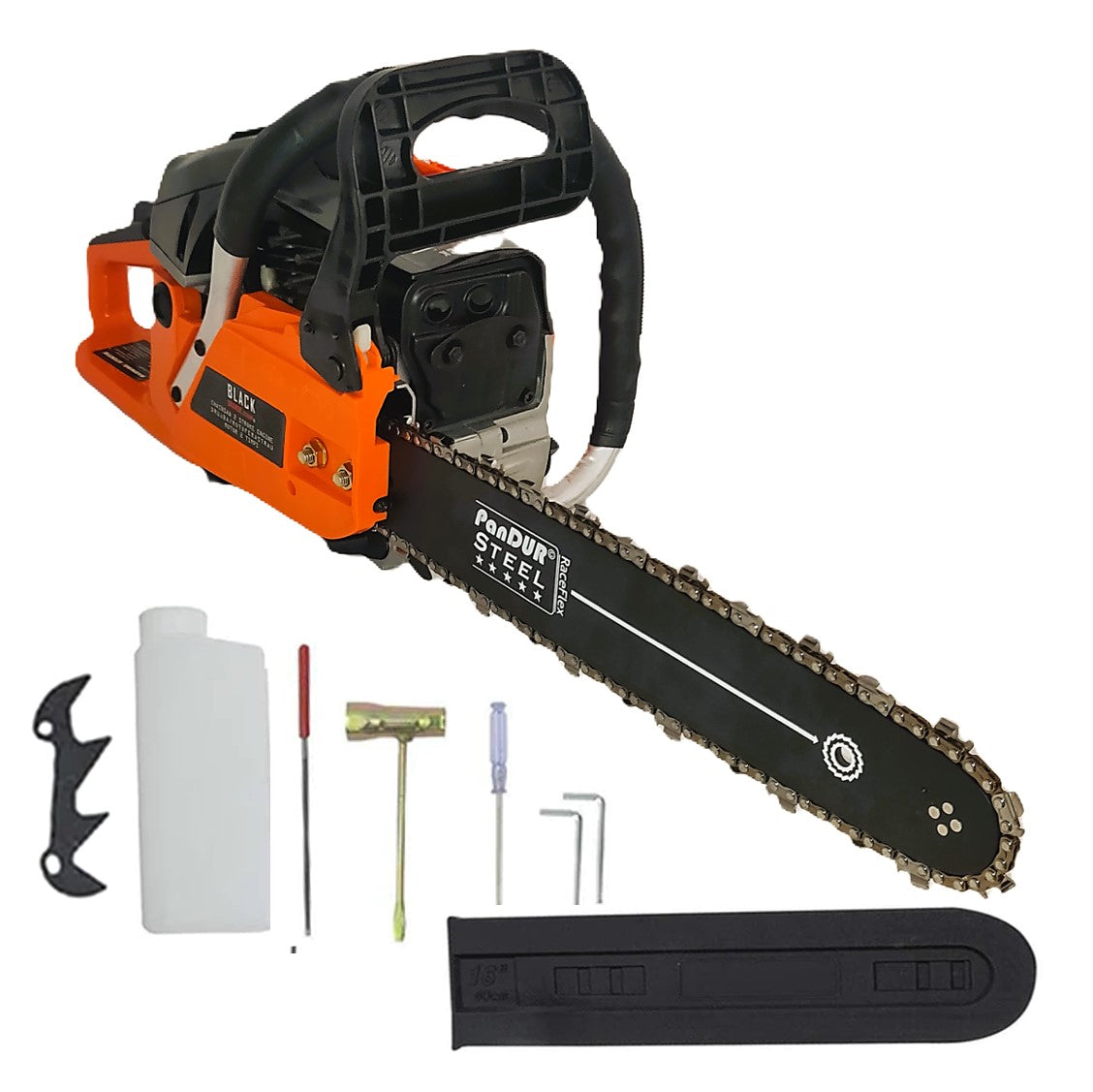 VARA-OFERTELOR *BuzZ* Drujba WOLFSTAR GTO, 4.4kW, 52CC, lama 40cm, protectie plastic pentru lama