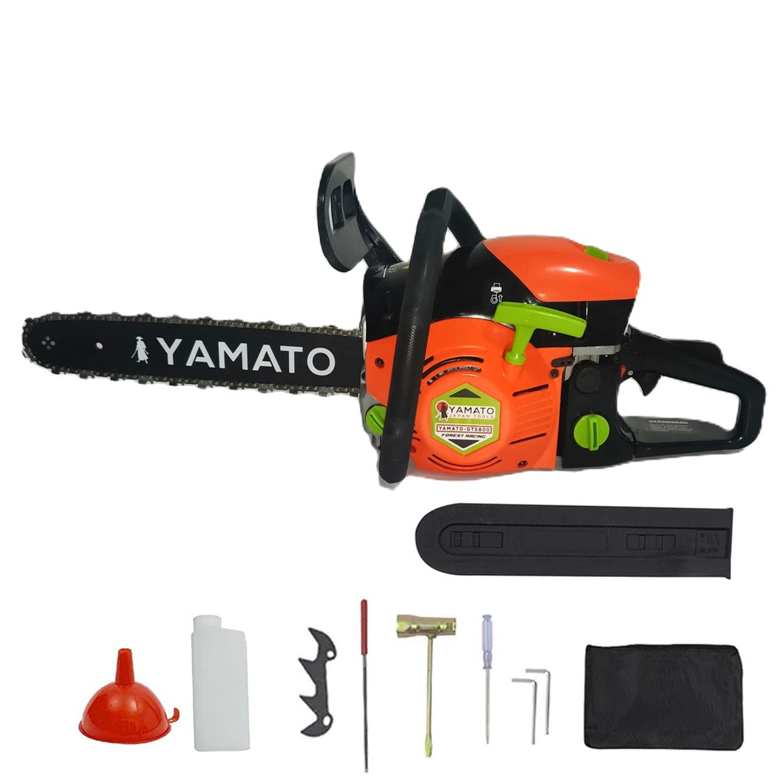 Drujba YAMATO GT-5800, 7CP FOREST RACING EDITION, 58CC, 11.500Rpm, accesorii incluse