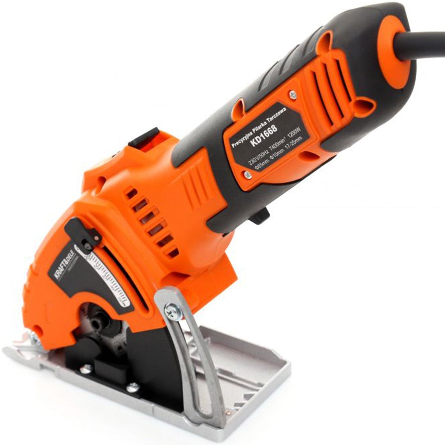 BLACK-FRIDAY Fierastrau circular KRAFTSON % Import Polonia % 1668, 1200W, 7400RPM, 85mm