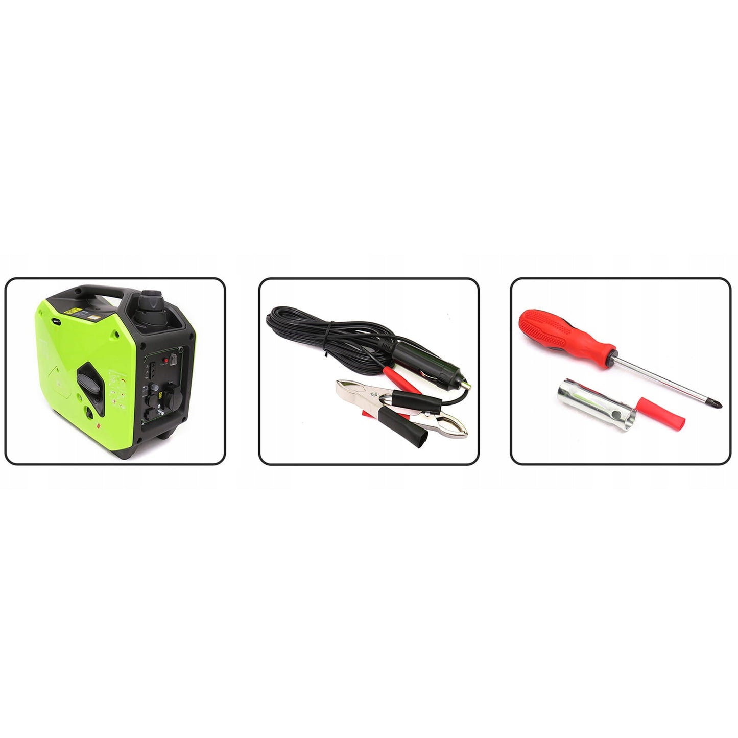 Generator curent silentios Kraft&Dele KD684, 230V, 4 timpi, stabilizator tensiune (AVR), Accesorii incluse