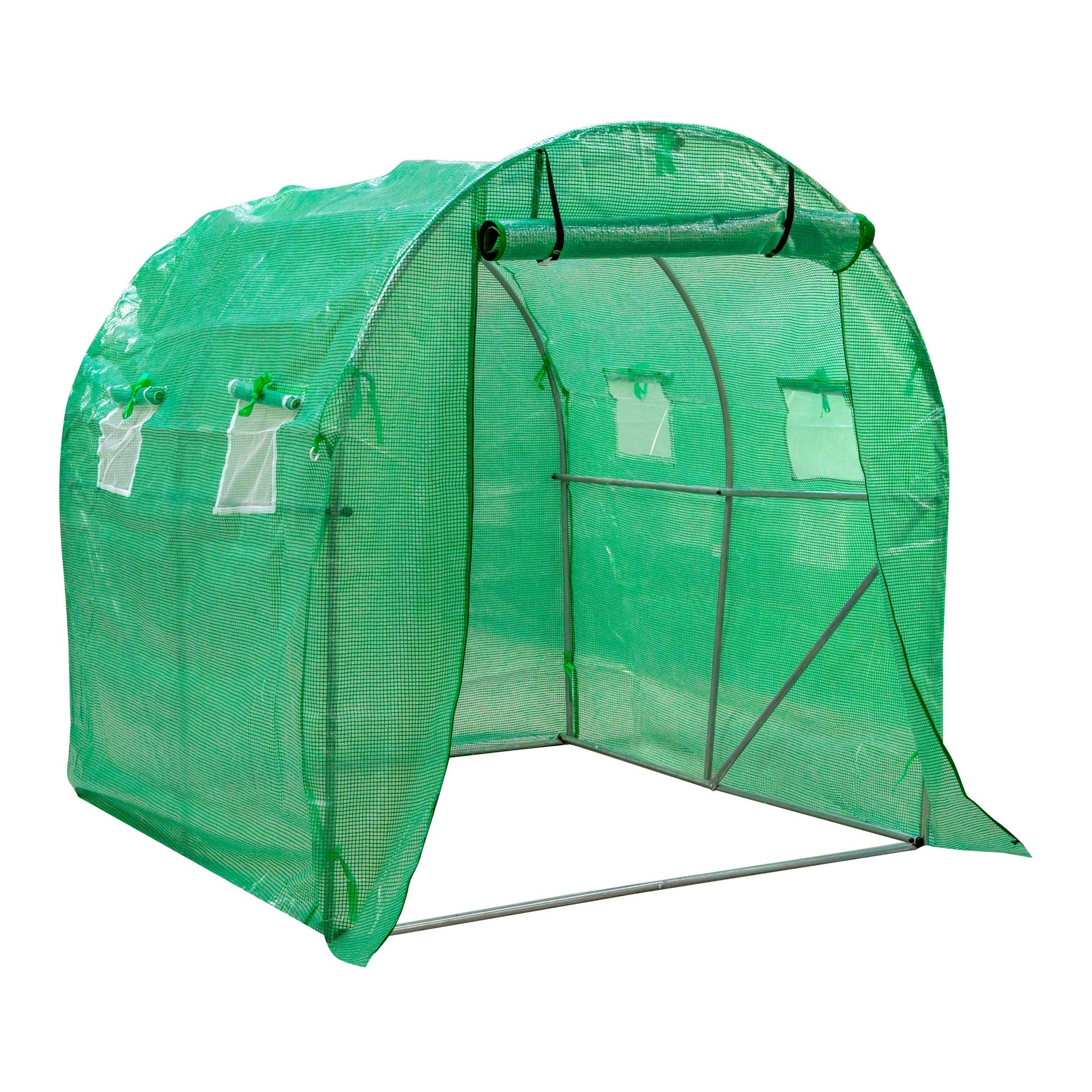 Solar gradina premium Liderman, 200x200x200cm, folie PE 180gr armata si anti UV, structura otel zincat 25mmx1mm, sera cu suprafata 4m2