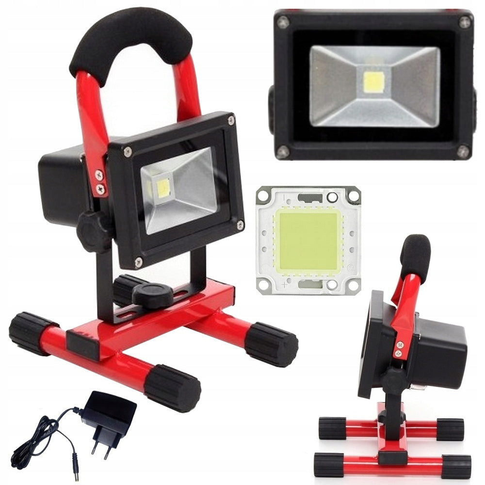 Lampa lucru LED cu Stativ si Acumulator KRAFTSON % Import Polonia % 1228, 20W, 2000Lm, baterie reincarcabila