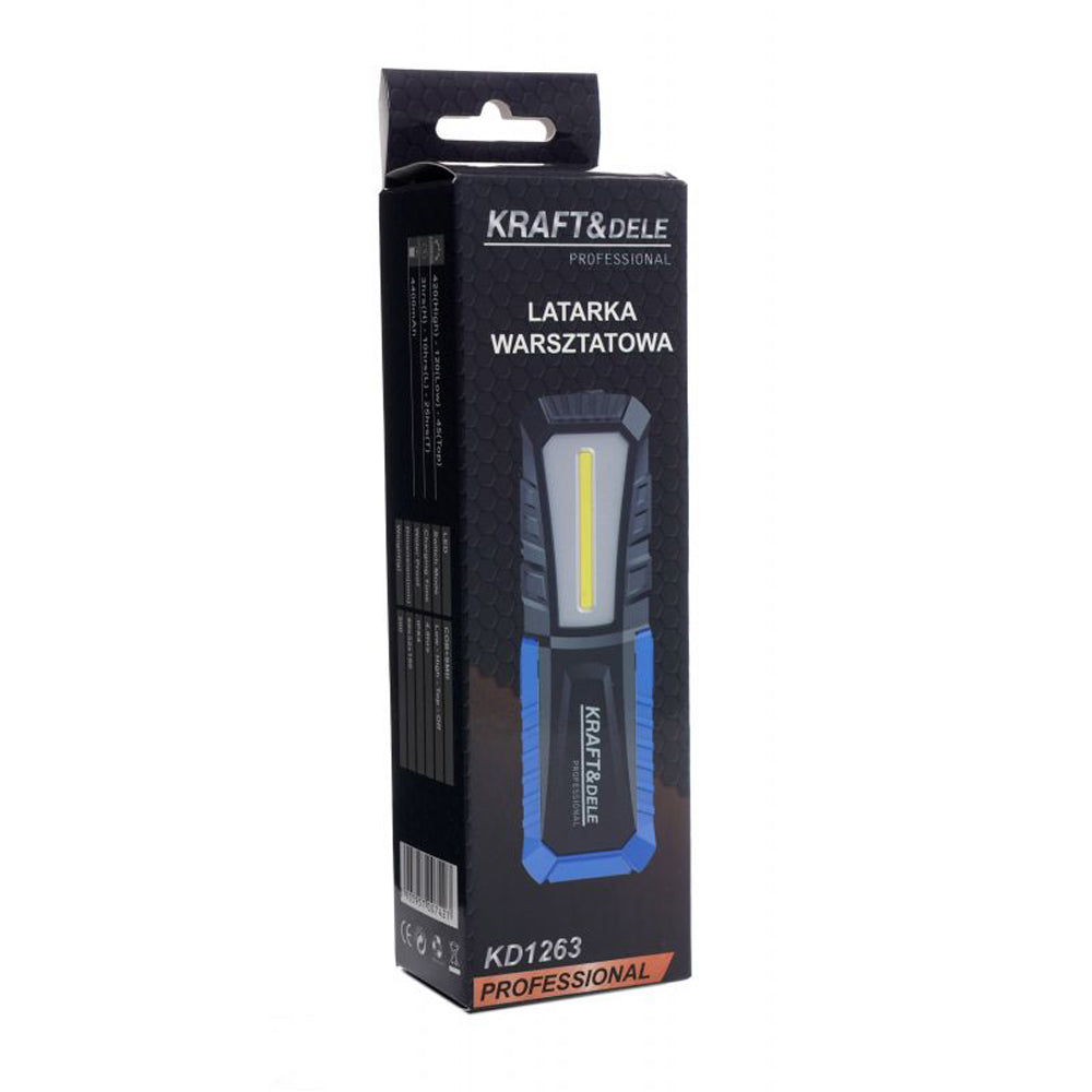 Lampa multifunctionala reincarcabila KRAFTSON % Import Polonia % 1263, 420Lm, acumulator 4400mAh, pentru ateliere, camping etc