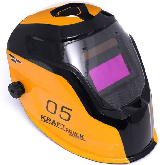 Masca de sudura automata reglabila, YELLOW, cu autointunecare, POLSKI K890, Poza1