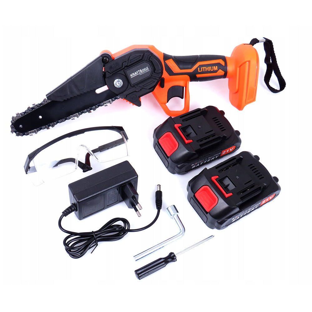 BLACK-FRIDAY Mini drujba cu acumulator KRAFTSON % Import Polonia % 10626, 21V, cu 2 acumulatori 1500mAh, Valiza inclusa