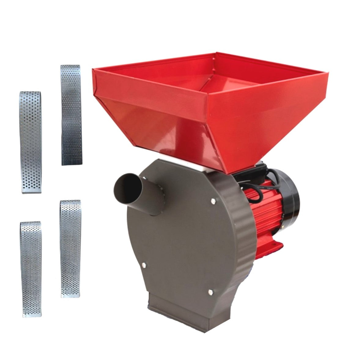 Pret B2B pentru Retail - Set KUKURUZA Moara cereale, stiuleti si LUCERNA (3 in 1), 3.9KW, + cutite tocat lucerna si fan, + suport cu picioare