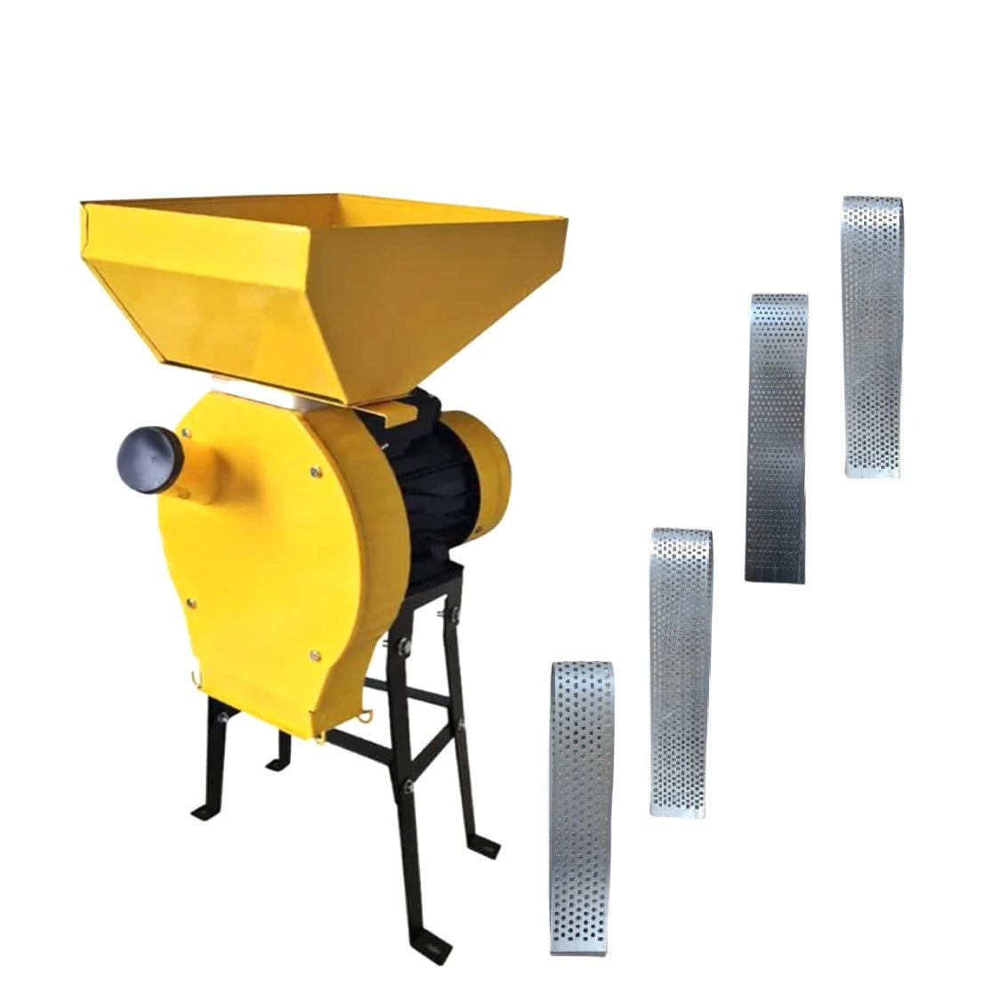 Moara Porumb si Cereale DORELL® ALEGE, cu ciocanele, 3.9KW, site 2-3-4-5 mm incluse + Suport