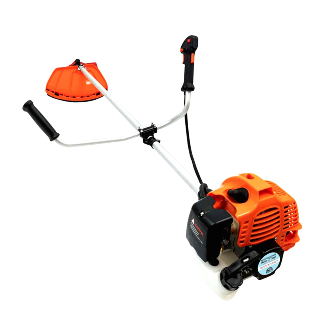 Motocoasa Alpin Economic-AP, 52 centrimetri cubi, 6cp, culoare portocaliu, motor in 2 timpi cu benzina.