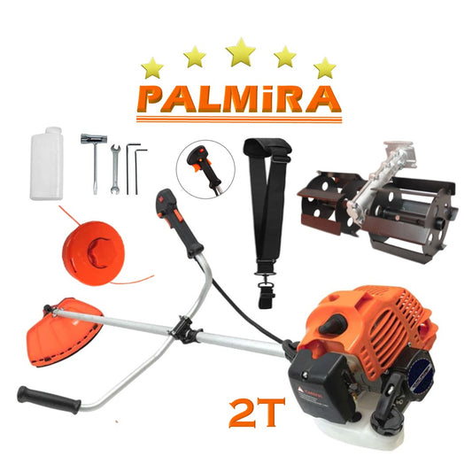Set Motocoasa PALMiRA, 6CP, 52cc, Accesorii Incluse + Prasitoare