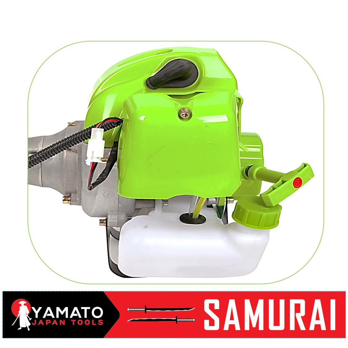 Detalii Corp Motor Motocoasa YAMATO SAMURAi 6.57CP, 9000Rpm, 2xDiscuri Vidia si accesorii incluse