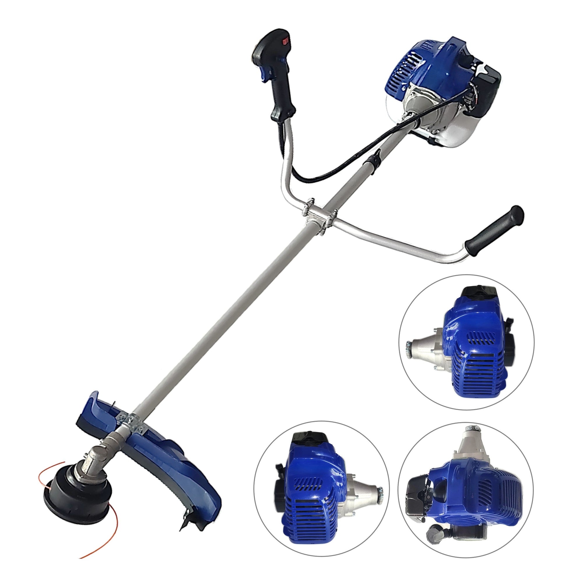 Motocoasa ALBASTRA, in Set Tambur Fir, Disc Metalic + Accesorii, GARANTIE 2 ANI, imagine 2