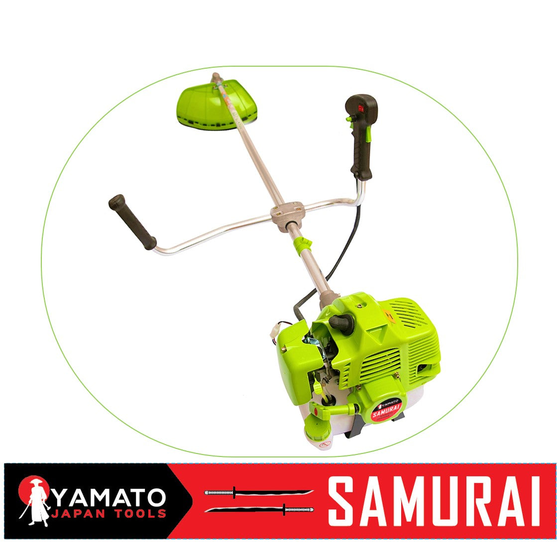 *BuzZ* SET Motocoasa YAMATO SAMURAi 6.57CP, 9000Rpm, 3xDiscuri Vidia, EXTRA Accesorii