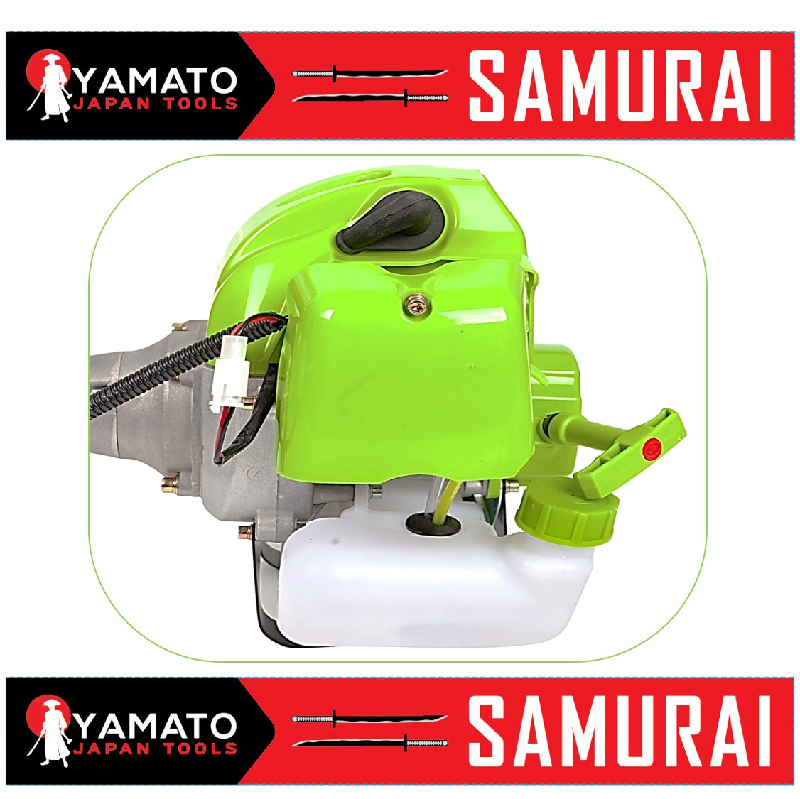 Detaliu Corp Motor Motocoasa YAMATO SAMURAi 6.57CP, 9000Rpm, 2 x Discuri Vidia, accesorii incluse