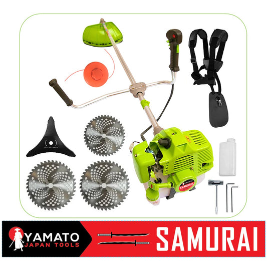 Motocoasa YAMATO SAMURAi 6.6CP, 9000Rpm, 3 x Discuri Vidia, accesorii incluse