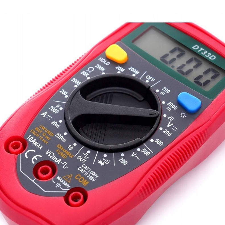 *OFERTE-DE-VARA* Multimetru digital universal, 500V, 150g, Kraft&Dele KD11403
