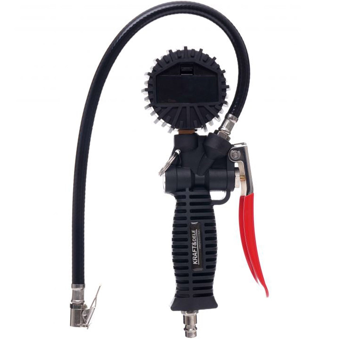 Pistol pneumatic pentru umflare roti, cu furtun si manometru, POLSKI K1366, Poza5