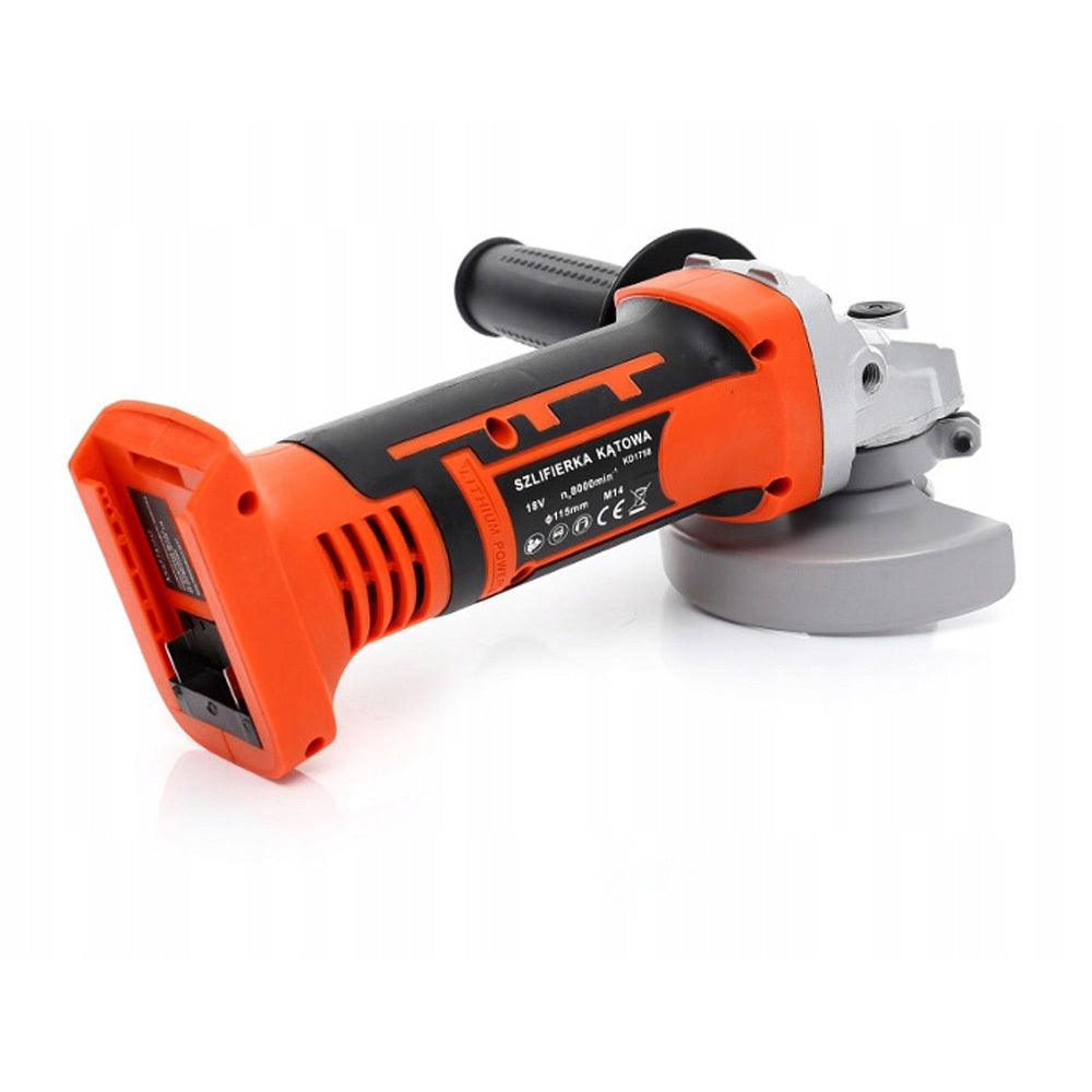 Polizor unghiular / Flex cu acumulator KRAFTSON % Import Polonia % 1758, 18V, 8000rpm, fara acumulator si incarcator (X-Series)