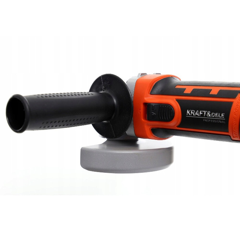 Polizor unghiular / Flex cu acumulator KRAFTSON % Import Polonia % 1758, 18V, 8000rpm, fara acumulator si incarcator (X-Series)