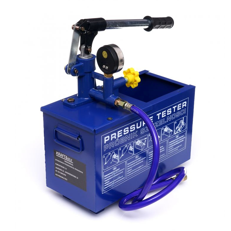 Pompa pentru testarea presiunii in instalatii Kraft&Dele KD10479, 30 ml/cursa