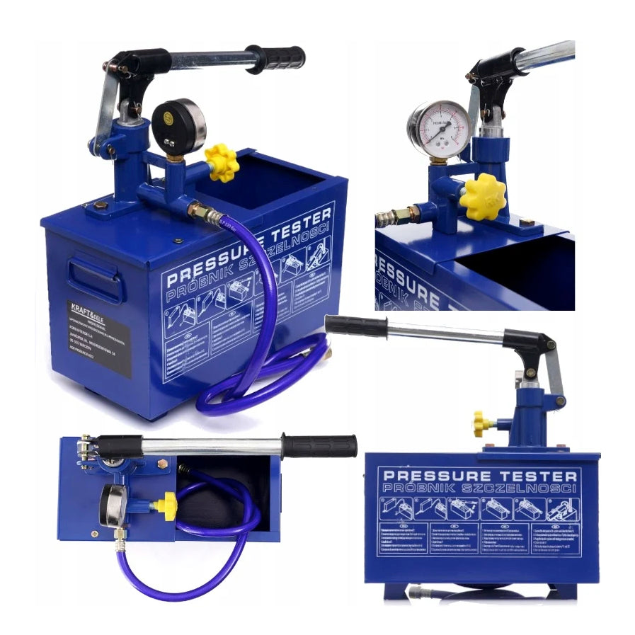 Pompa pentru testarea presiunii in instalatii Kraft&Dele KD10479, 30 ml/cursa