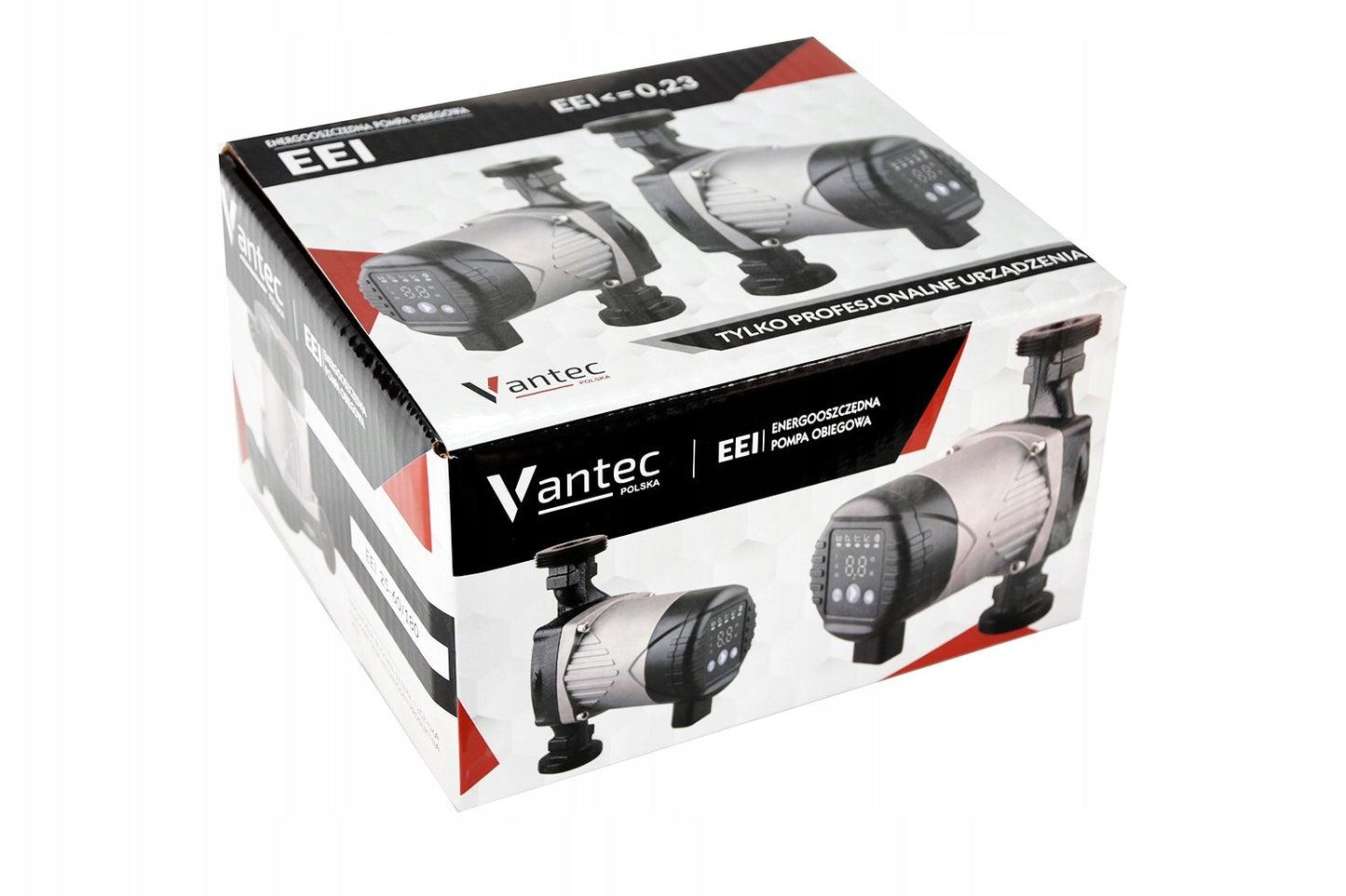 Pompa recirculare centrala Vantec EEI 25-60/180, debit 55l/min, putere 45W