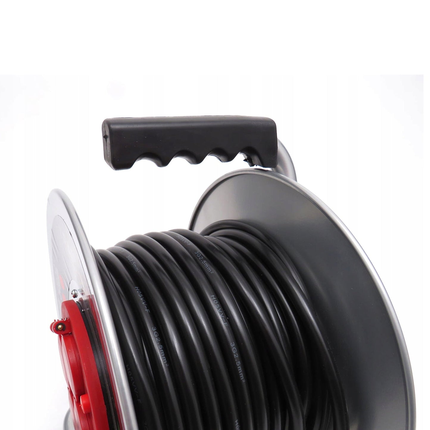 Prelungitor 30m, 3x2.5mm, 4 Prize, KRAFTSON % Import Polonia % 4021, Rola cu Tambur Derulator