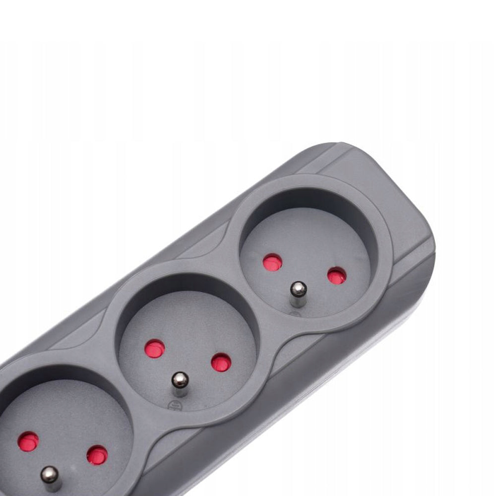 Prelungitor electric 1.5m cu intrerupator POLSKI K4033, 5 prize, 2 mufe USB