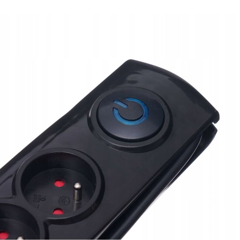 Prelungitor electric 1.5m cu intrerupator si 8 prize cu protectie, POLSKI K4035, Poza5