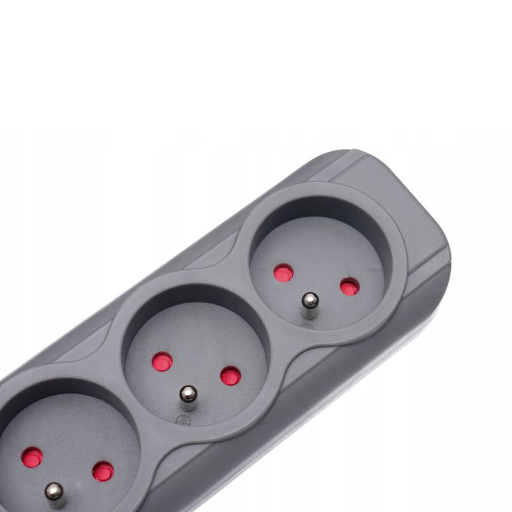 Prelungitor electric cu 5 prize, 2 mufe USB si intrerupator POLSKI K4034, lungime 3m