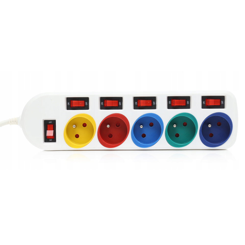 Prelungitor electric lungime 3m, cu intrerupator si 5 prize, POLSKI K4001, Poza10