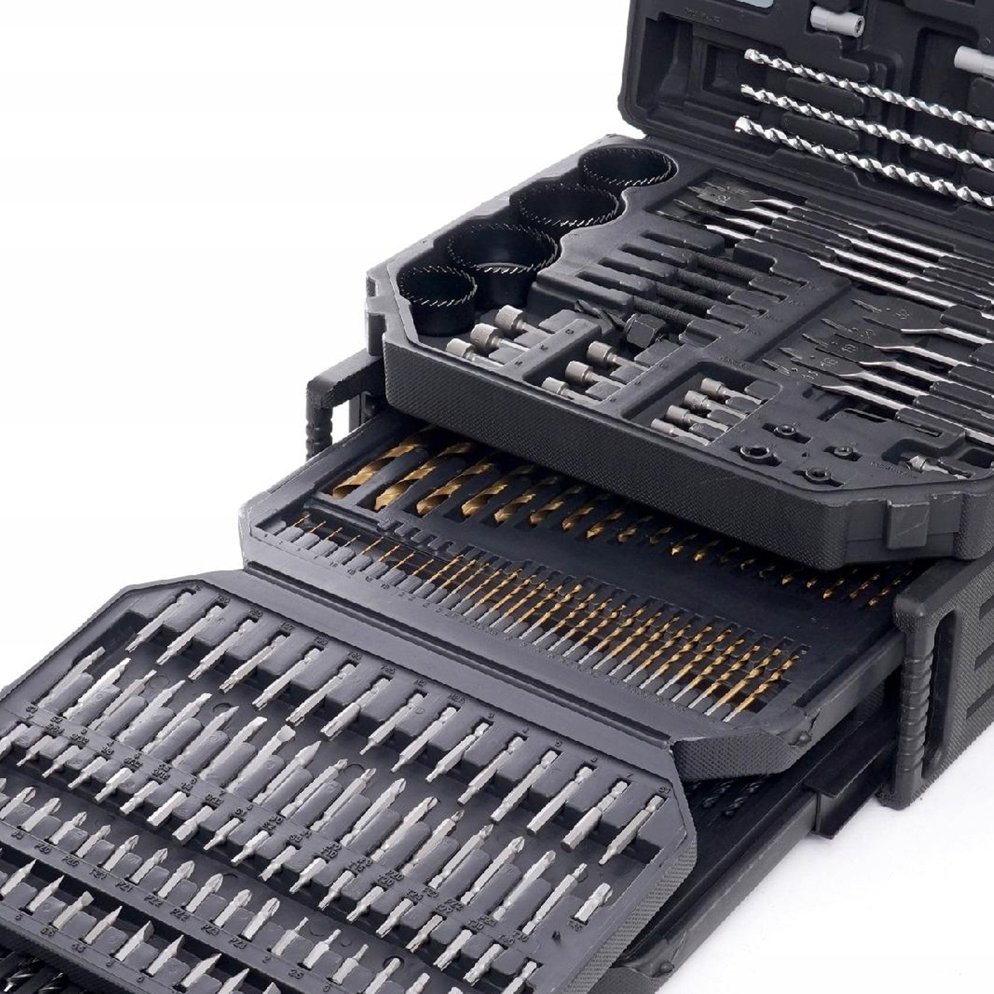 SET PROFESIONAL burghie metal, burghie zidarie, carote, biti POLSKI K998