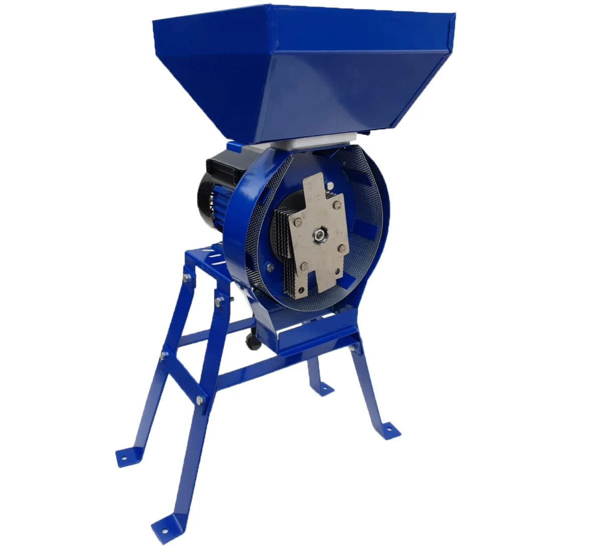 Set Moara cereale si stiuleti (2 in 1) VOKNER, Blue-Efficient, 3.9KW, cu Suport Metal